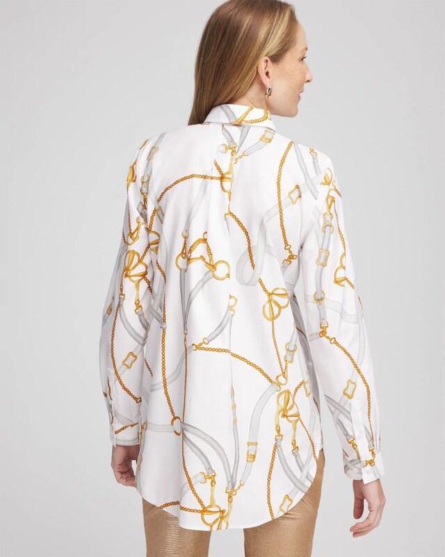 No Iron Status Print Tunic - image 3